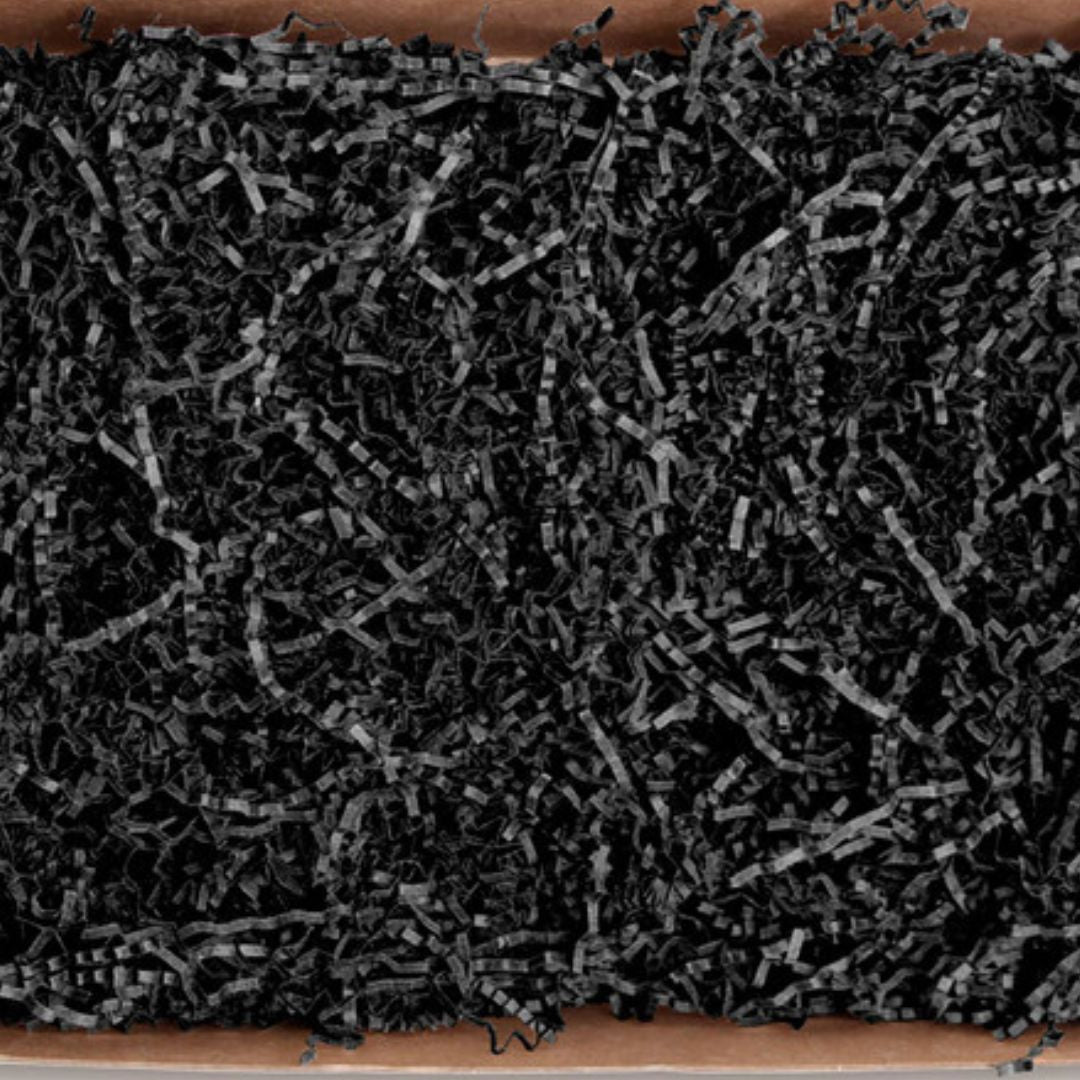 Black Crinkle Paper Filler