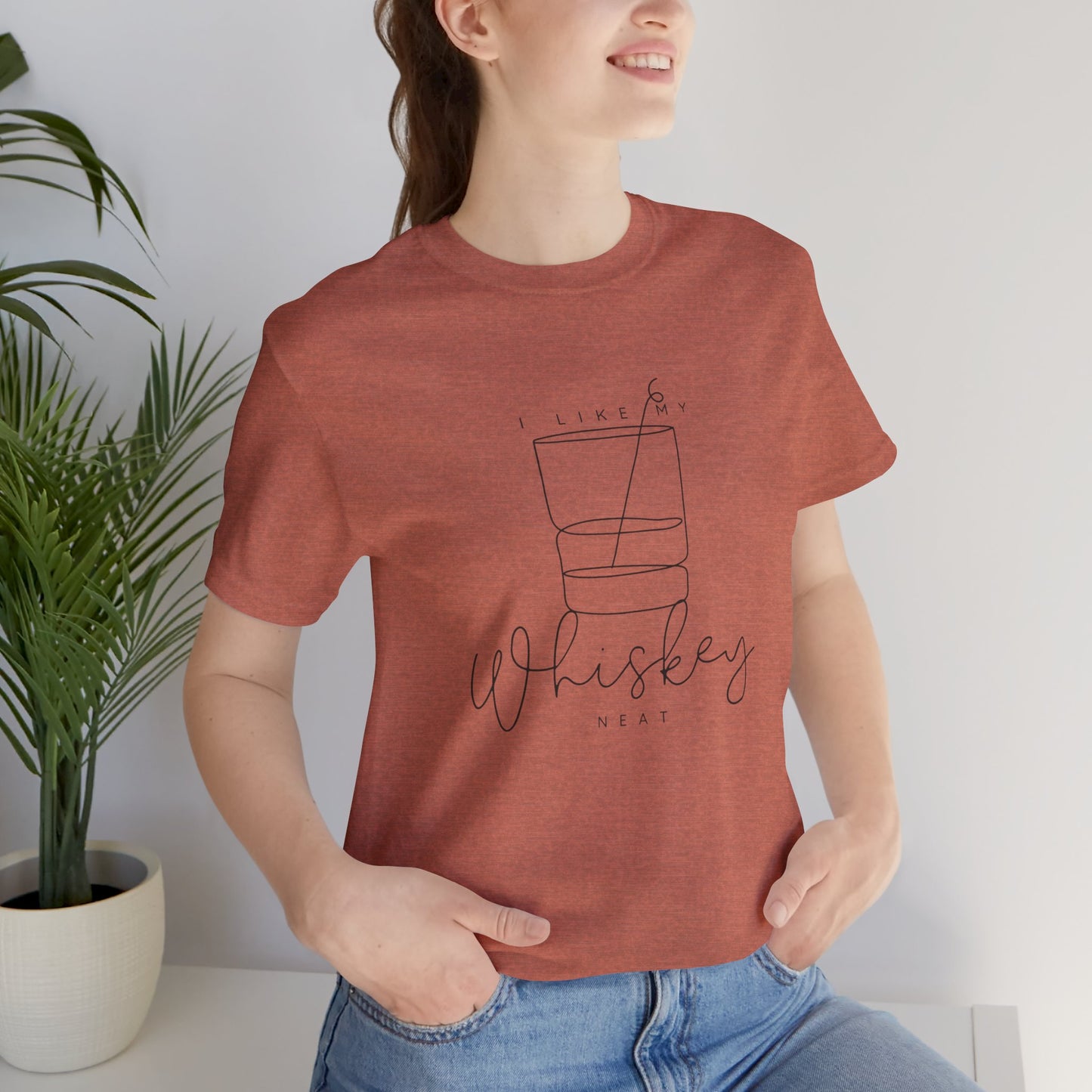 "I Like My Whiskey Neat" Graphic Tee