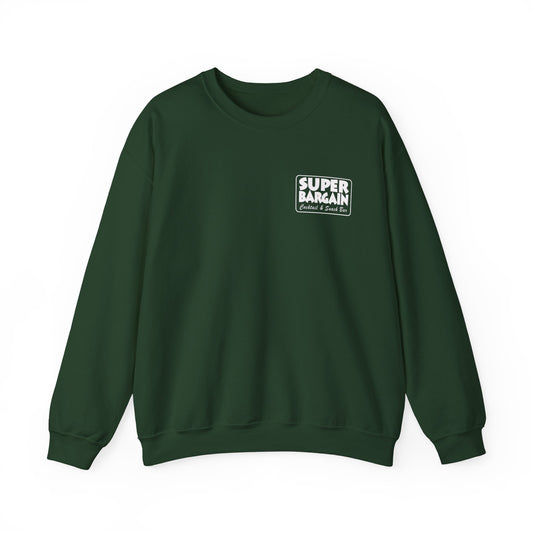 Unisex Heavy Blend™ Crewneck Monochrome Logo and Cabbagetown Sweatshirt